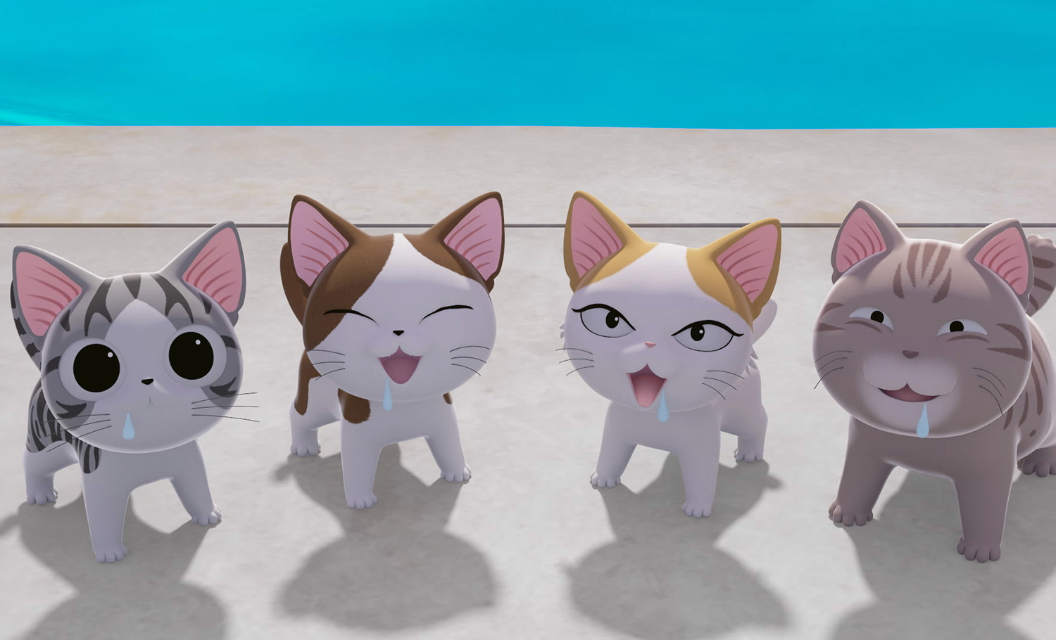 ヨウヘイ、つりをする